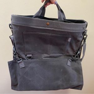 barebones slate gray harvesting & gathering bag